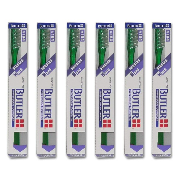 Butler Toothbrush # 104 Pack of 6 