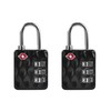 TSA-Approved Combination Padlock for Luggage & Travel - Durable, Resettable,