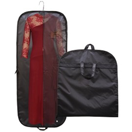 Long Dress Cover Bag Unisex Suit Carriers Waterproof Dust-proof Nylon Garment Protector With Full Zipper For Storage and Travel Folding Bags (Pack of 1)