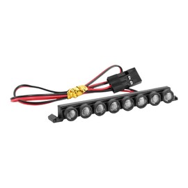 INJORA Roof Light Bar - Nylon Molded 8 LED Spotlight for 1/18 RC Crawler TRX4M Bronco Upgrade