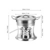 Stainless Steel Hot Pot Stove Outdoor Camping Hot Pot Stove