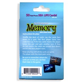 Picture Memory Sea Life Card Real Photo Concentration Memory Game