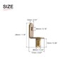 DTGN 20pcs 6mm x 10mm (DxL) L Shelf Support Pegs