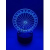 POGSTER 3D Ferris Wheel Lamp – 7-Color Changing LED Night