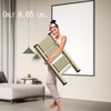 3 Step Lightweight Folding Ladder for Home, 330lbs Aluminum Step