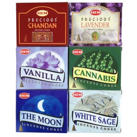 Popular Indian Incense Incense Cones, types Set