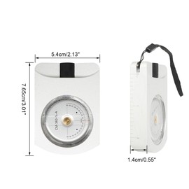 SOFEDY Handheld Clinometer, Pocket Altimeter, Battery-Free Altimeter, Professional Aluminum Accurate Altimeter for Backpacking Hiking Field Work Handy Trail Slope Building Tree Height Measuring Tool