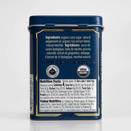 Clawhammer Organic Mints | USDA Certified Organic, Kosher | Strong Peppermint, 30 Count Tin (Pack of 12)