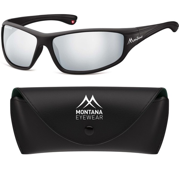 Montana Eyewear Sunoptic SP309C Sunglasses in Black with Soft Case