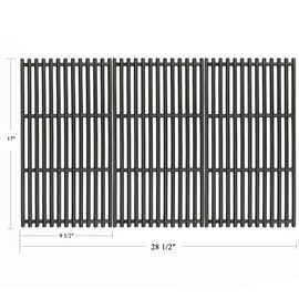 Hisencn 17 Inch Grill Grate for Charbroil Infrared Grill 463242715 463242716 463276016 466242715 G533-0009-W1, Cast Iron Grill Grates for Nexgrill 720-0882A, 720-0882D, BHG 720-0882, Lowe's 606682