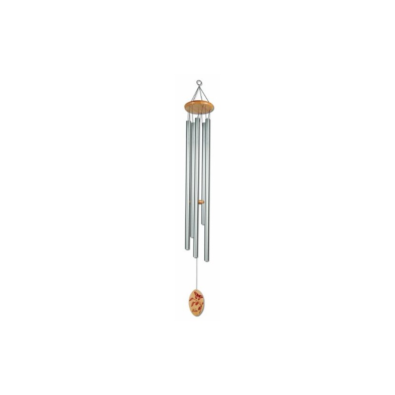 Sunset Vista Designs Silver Classic Wind Chime, Extra Large