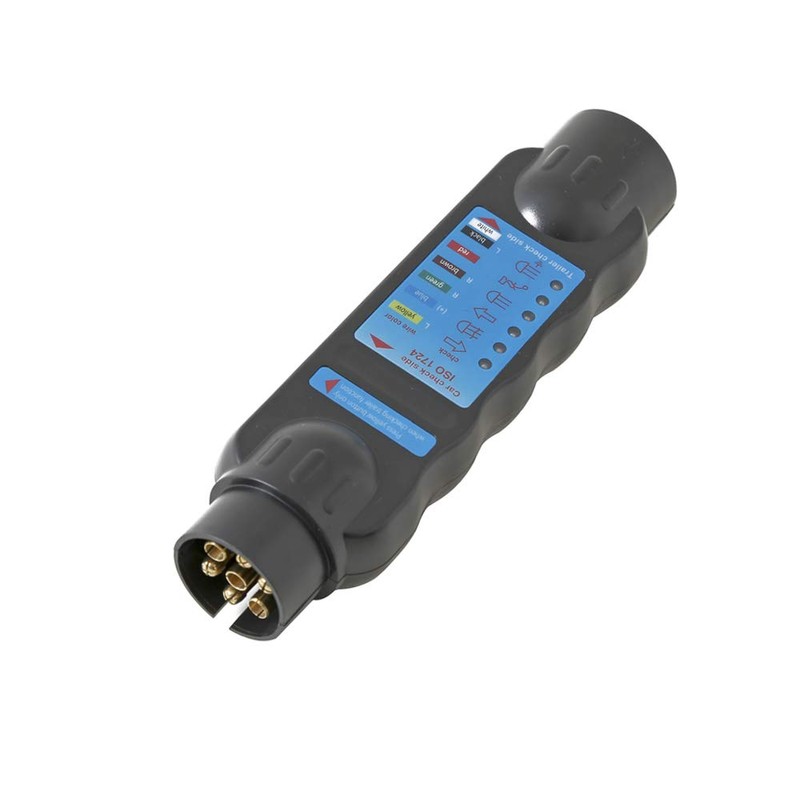 TAEUYYM Trailer Tester 7-Pin Socket Plug 7-Pin 12V Trailer Lighting