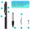 Baixi Pluma Ingeniero Bolígrafo Multiherramienta 9 En1 Para Regalo