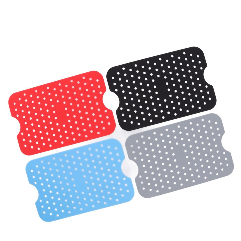 4Pcs Reusable Silicone Air Fryer Liners High Heat Resistance Food