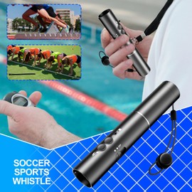 Electronic Whistle | Outdoor Whistle - 2 High Volume 500mah USB Charging Device Waterproof Flashlight for Sports Football Soccer Outdoor Camping Training