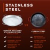 Concord Premium Stainless Steel Paella Pan with Heavy Duty Triply
