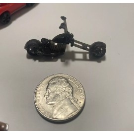 Micro Machines Scaled Harley Chopper Style D (unpainted) Other Cars NOT Included