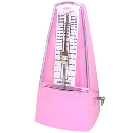 keepdrum GMPL PK Mechanical Metronome with Bell Clock Wind Up Pink