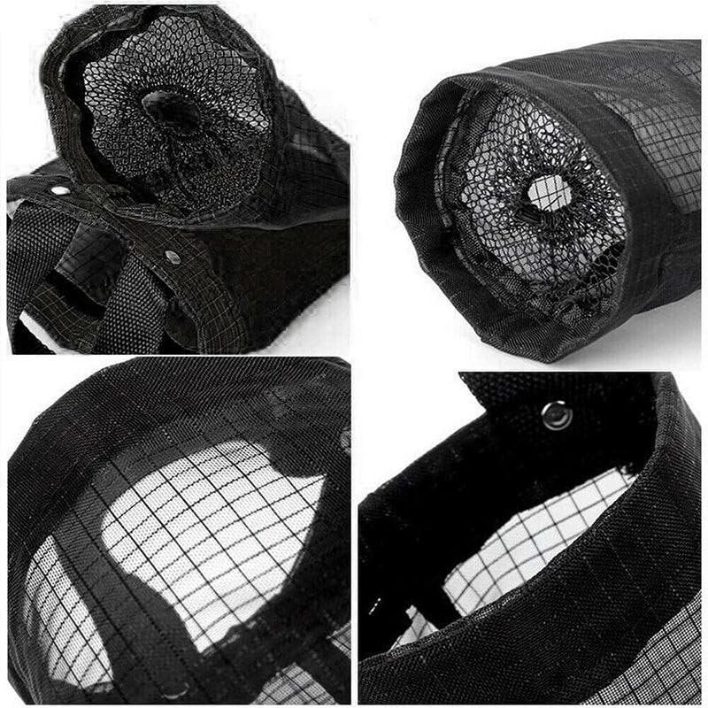 AIMALL Hanging Holder Tash Mesh Storage Organizer Garbage Bags Plastic