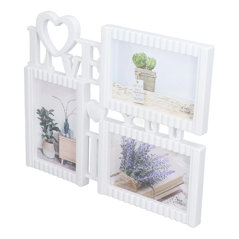 Modern Picture Frame 3 Hole Photo Frame Tabletop Decorative Photo