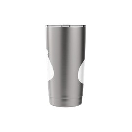 Letter O - Capital Marker Hand Written Style Upper Case Stainless Steel Insulated Tumbler