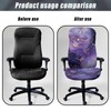 Garucesta Office Chair Cover Removable Computer Chair Slipcover Stretchable High-Back