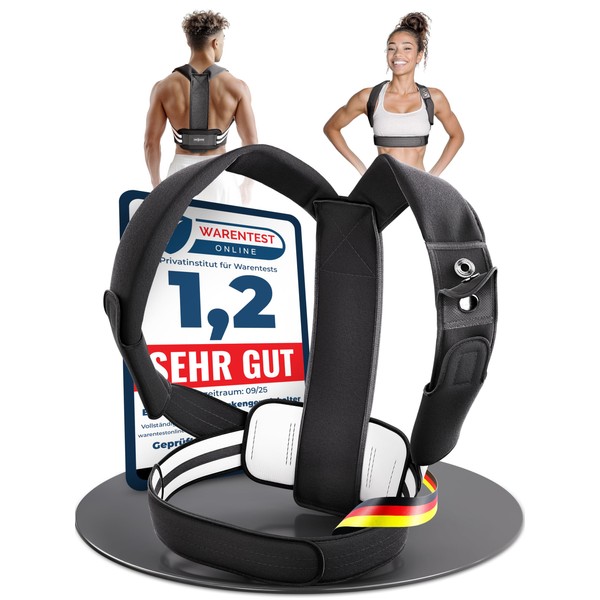 Ergoshape Back Straightener Back Support Belt Back Strap Premium Posture