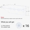 Sumerflos 2 Pack Clear Acrylic Window Plant Box - 12''