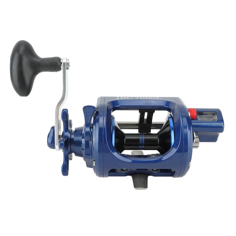 Baitcasting Fishing Reel Round Baitcaster Reel Smooth Powerful Saltwater Inshore