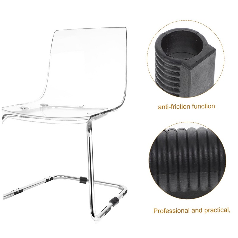COHEALI 50pcs Chair Leg Caps Durable U Shape Tips for