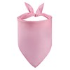 Petitebelle Plain Pink Dog Bandana - Large