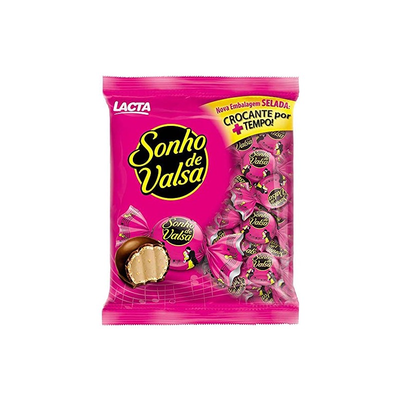 Bombom Sonho de Valsa - Lacta, Chocolate Candy Imported from
