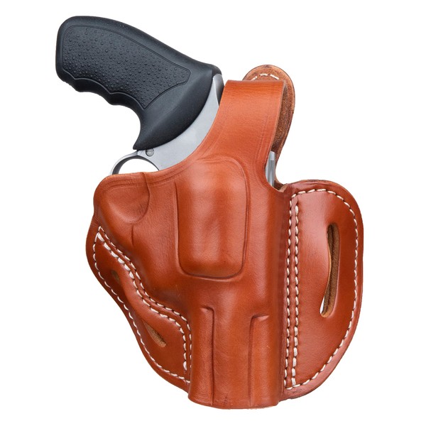 1791 GUNLEATHER K-Frame Revolver Holster - OWB Leather Gun Holster - Covers Barrels up to 2.75" - Compatible with Colt King Cobra 2-3, Ruger Speed Six, Smith & Wesson Model 19, Taurus 617