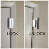 2 Pack Door Reinforcement Locks with 8 Screws, Home Security