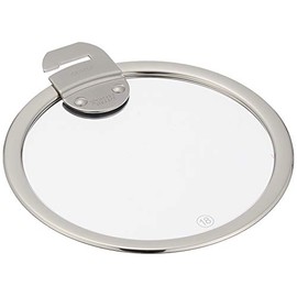 CRISTEL K18SA Flat Glass Lid, Tempered Glass, 7.1 inches (18 cm), Made in France