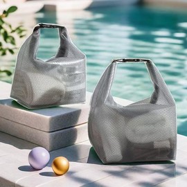 wasserdichte Kosmetiktasche Kulturtasche Reisetasche, Einkaufstasche Organizer, Damen-Kosmetik-Aufbewahrungstasche (Grau)