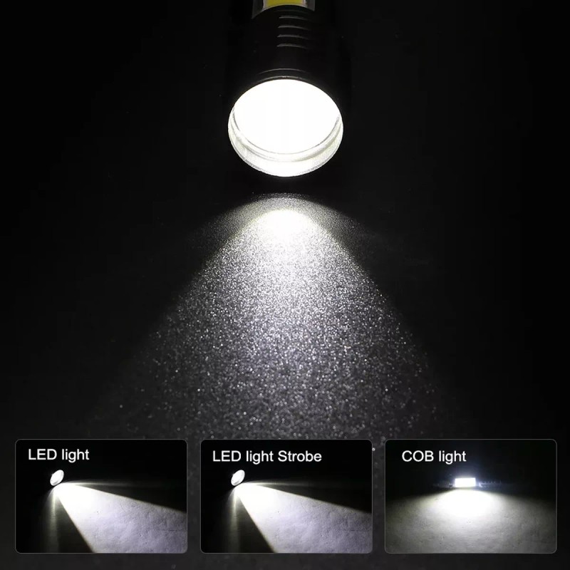 LJK Lampara Tactica Camuflaje Militar 2000 Lumenes Recargable