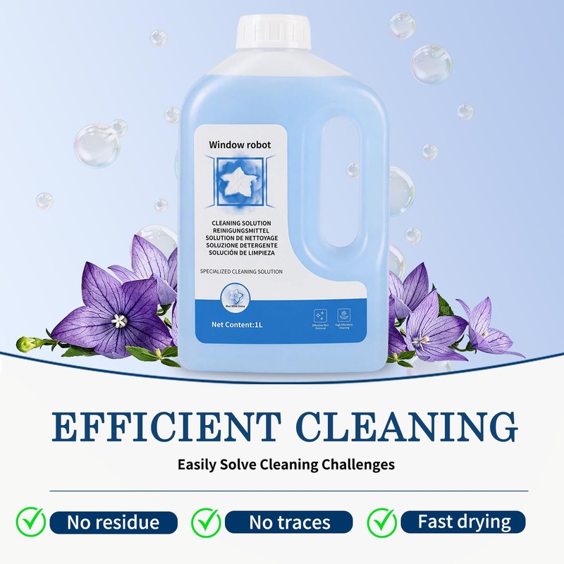 Window Cleaning Solution fit for ECOVACS WINBOT Cleaning Robot 33.8Fl