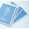 Set of 10 Invitation Cards & Envelopes, School Enrolment, Folding