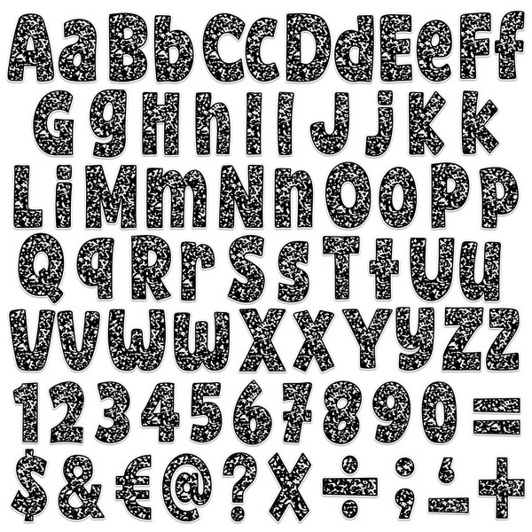 150Pcs Composition Bulletin Board Letters Composition Themed Classroom Decor Alphabet