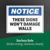 Avery Removable Label Safety Signs, 3-1/2" x 5", Water/Chemical Resistant,