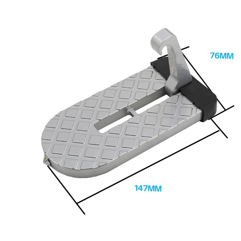 Car Door Step for Easy Roof Access -Multi-Foldable Aluminum Alloy