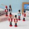 Wisplye Christmas Nutcracker Ornaments, Pack of 6 Christmas Nutcracker Soldier