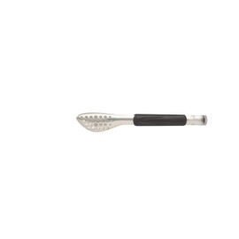MasterClass Colour-Coded Catering-Quality Stainless Steel Serving/Cooking Tongs, 24 cm - Black (General)