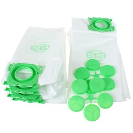 Sebo K Series Cylinder Vacuum Cleaner Bags:Pack of 8 K1 air Belt, K1 Komfort, K1 Pet, K3 Vulcano, K3 Premium
