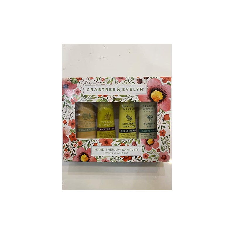 Crabtree and Evelyn Hand Therapy Sampler 4 pc set Tarocco