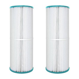 Hurricane 2 Pack Replacement Spa Filter Cartridge for PLBS75 & C-5374, White
