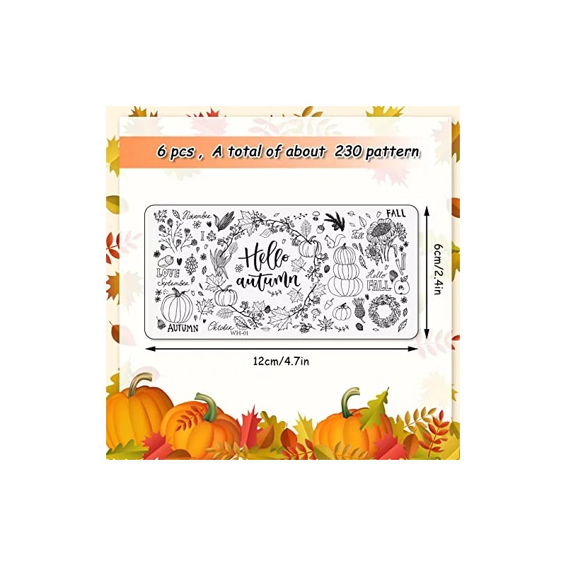 Whaline Plato Para Estampado De Uñas Whaline Con Temática De