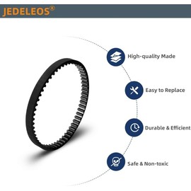 JEDELEOS Replacement Belts for Bissell Crosswave Pet Pro Wry Dry Vacuum Cleaner, Fit Model 1785, 2306 and 2551 Series (Pack of 2)