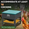 Automatic Chicken and Duck Feeder, 80 LBS Capacity Metal Chicken